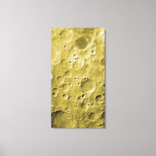 Oppervlak van de maan canvas afdruk (Voorkant)