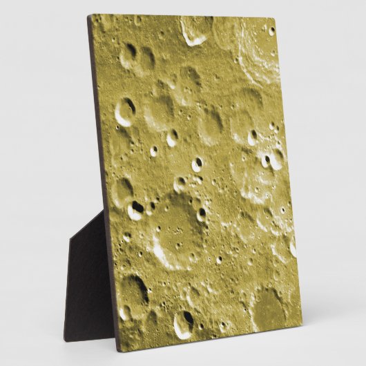 Oppervlak van de maan fotoplaat (Zijkant)