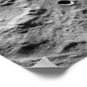 Oppervlak van de maan poster (Hoek)