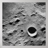 Oppervlak van de maan poster (Voorkant)