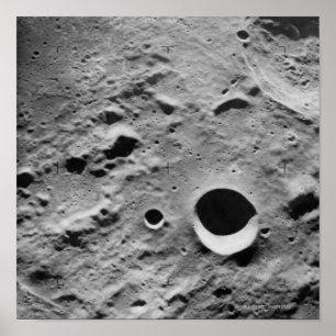 Oppervlak van de maan poster