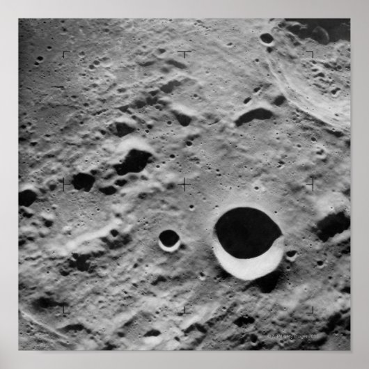 Oppervlak van de maan poster (Voorkant)