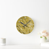 Oppervlak van de maan ronde klok (Huis)