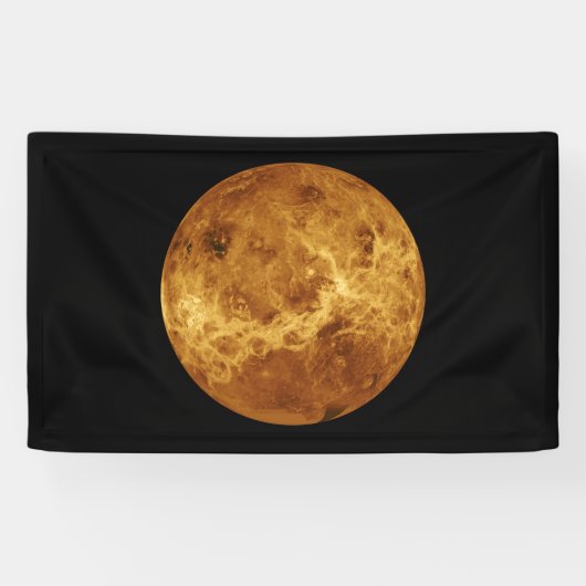 Oppervlak van de planeet Venus Spandoek (Horizontaal)
