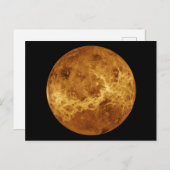 Oppervlak van de Planet Venus Briefkaart (Voorkant / Achterkant)