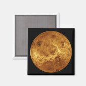 Oppervlak van de Planet Venus Magneet (Voorkant / Achterkant)