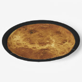 Oppervlak van de Planet Venus Papieren Bordje (Gekanteld)