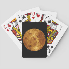 Oppervlak van de Planet Venus Pokerkaarten