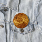 Oppervlak van de Planet Venus Ronde Button 7,6 Cm (In situ)