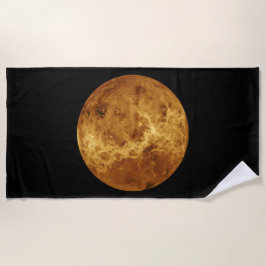 Oppervlak van de Planet Venus Strandlaken
