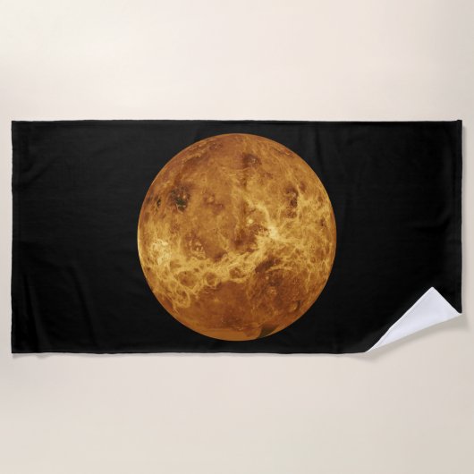 Oppervlak van de Planet Venus Strandlaken (Voorkant)