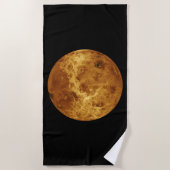 Oppervlak van de Planet Venus Strandlaken (Voorkant)