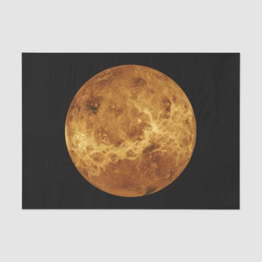 Oppervlak van de Planet Venus Tissuepapier (Voorkant)