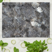 Oppervlak van een Labradorite Rock Theedoek (Gevouwen)