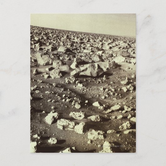 Oppervlak van Mars Briefkaart (Voorkant)