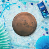 Oppervlak van Mars (het Rode Planet) Papieren Bordje (Feest)