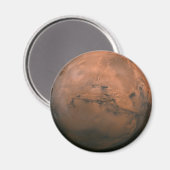 Oppervlak van Mars (Valles Marineris) Magneet (Voorkant / Achterkant)