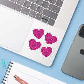 Oppervlakkige glans sticker (Laptop met iPhone)