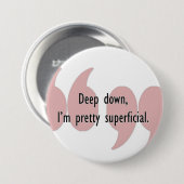 Oppervlakkige knop ronde button 7,6 cm (Voorkant /achterkant)