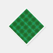 Oppervlaktegroen geometrisch ontwerp servet (Hoek)