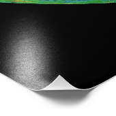 Oppervlaktehoogtemap van de Planetvenus Foto Afdruk (Hoek)