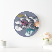 Oppervlaktepatroon - Vis Zwemmen als Grote Klok (Huis)