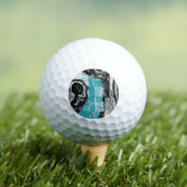 Oppervlaktestroom – Abstracte stroming en structuu Golfballen (Insitu Shirt)