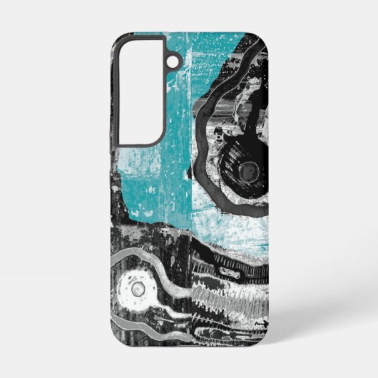 Oppervlaktestroom – Abstracte stroming & structuur Samsung Galaxy Hoesje (Achterkant)