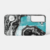 Oppervlaktestroom – Abstracte stroming & structuur Samsung Galaxy Hoesje (Achterkant horizontaal)