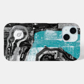 Oppervlaktestroom – Abstracte stroom- en structuur Case-Mate iPhone Case (Achterkant (horizontaal))