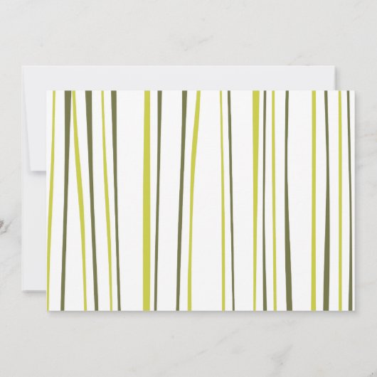  oppies horizontale uitnodigingskaart kaart (Achterkant)