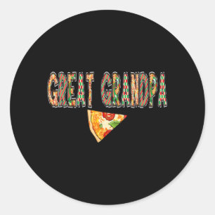 Oppo-pizza-verjaardag-squad-bemanning-familie Ronde Sticker