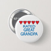 Oppoeter met vijf kleinkinderen ronde button 5,7 cm (Voorkant /achterkant)