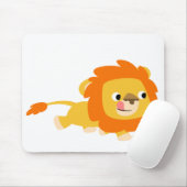 Opportunistische Cartoon Lion mousepad Muismat (Met muis)