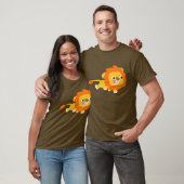 Opportunistische Cartoon Lion T-shirt (Unisex)