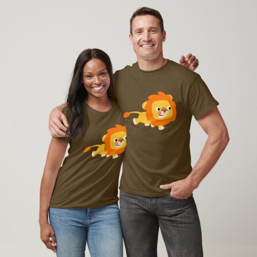 Opportunistische Cartoon Lion T-shirt (Unisex)