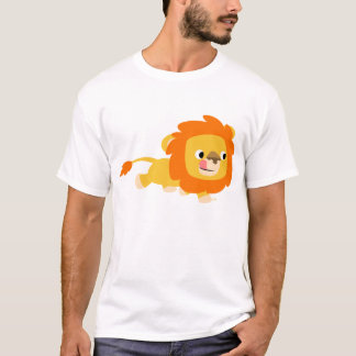 Opportunistische Cartoon Lionkinderen T-shirt