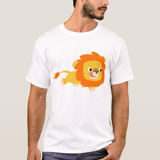 Opportunistische Cartoon Lionkinderen T-shirt (Voorkant)