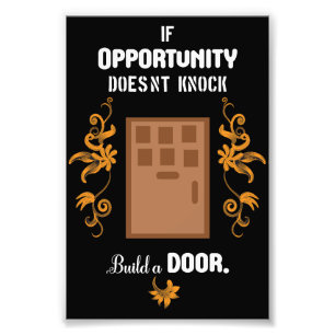 Opportuniteit Motivatie offertes Foto Afdruk