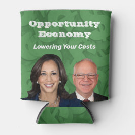 Opportunity Economy Harris Walz 2024 Blikjeskoeler