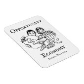 Opportunity Economy Harris Walz 2024 Magneet (Rechterzijde)