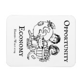 Opportunity Economy Harris Walz 2024 Magneet (Horizontaal)