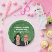 Opportunity Economy Harris Walz 2024 Papieren Bordje (Feest)