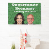 Opportunity Economy Harris Walz 2024 Spandoek (Insitu)