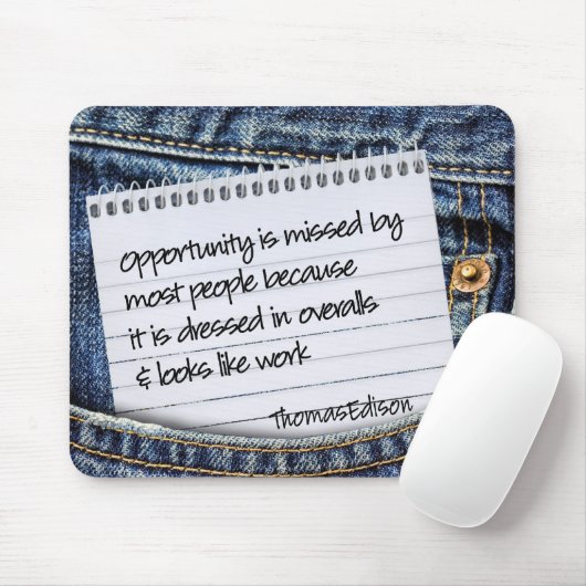 Opportunity Inspirerend Mousepad Muismat (Met muis)