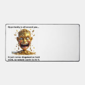 Opportunity is overal op het bureau mat (Voorkant)