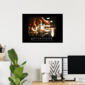 Opportunity Motivational Humor Poster (Thuiskantoor)