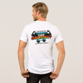 Opportunity Not Obligation Gym Quote Tri-Blend Shirt (Achterkant volledig)