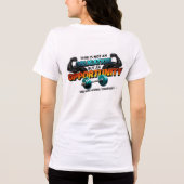 Opportunity Not Obligation Gym Quote Tri-Blend Shirt (Achterkant)