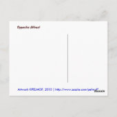 Opposites Attract Briefkaart (Achterkant)